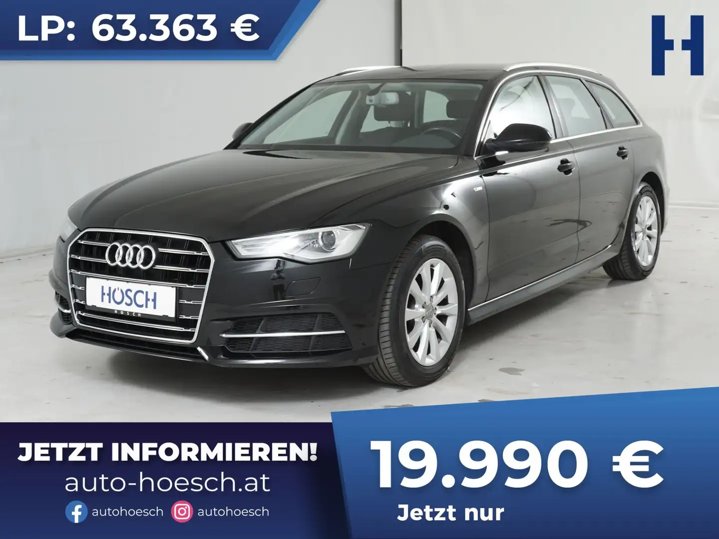 Audi A6 Avant TDI S-LINE 8-fach SPORTSITZE MMI +++ Schwarz - 1