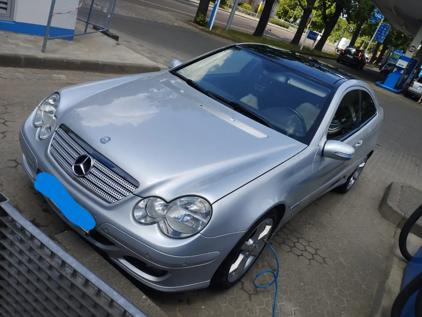 Mercedes-Benz C 200 Kompressor Sportcoupe Sport Edition Silber - 2