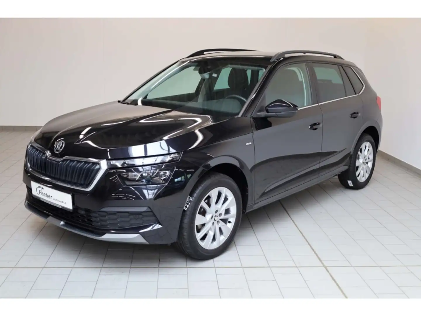 Skoda Kamiq 1.5 TSI Ambition Clever DSG AHK/LED/NAV/SH Schwarz - 2