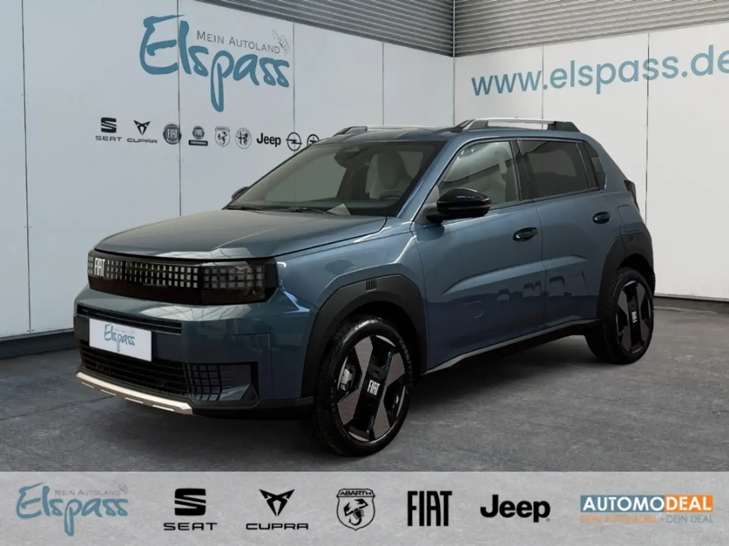 Fiat Grande Panda Elektro LaPrima WINTERPAKET NAVI SHZG LHZG LED KAM Bleu - 1