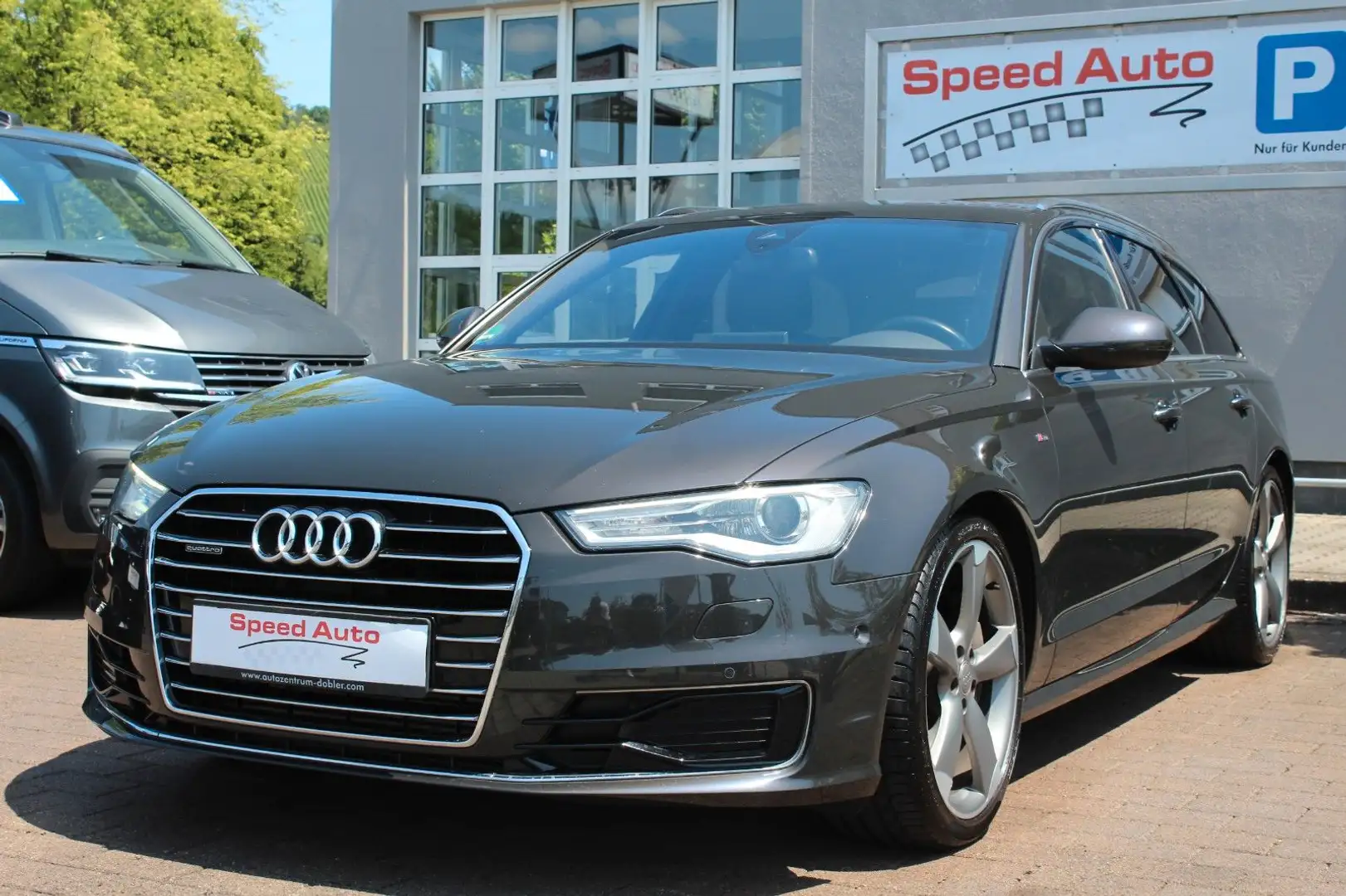 Audi A6 Avant 3.0 TDI quatt/S-Line Sport Plus/AHK/20" Gris - 2