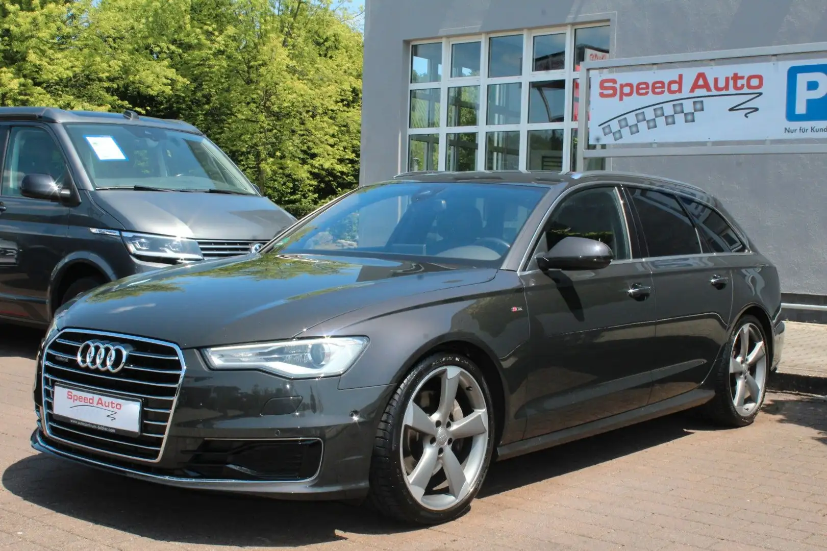 Audi A6 Avant 3.0 TDI quatt/S-Line Sport Plus/AHK/20" Gris - 1
