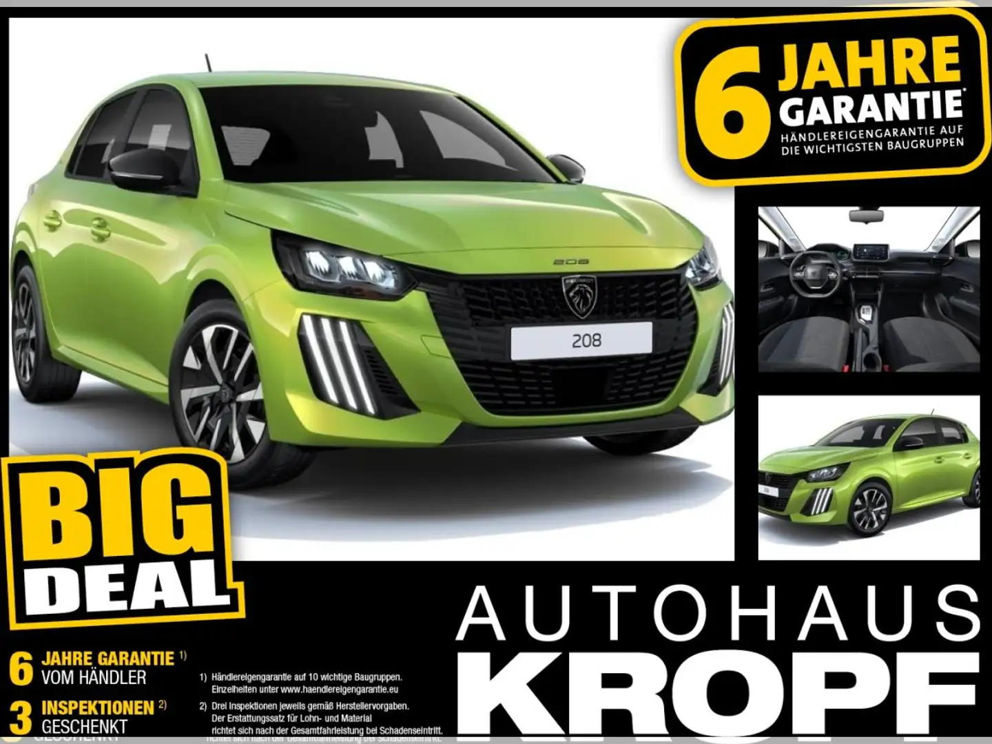 Peugeot 208 Style MHEV Gelb - 1