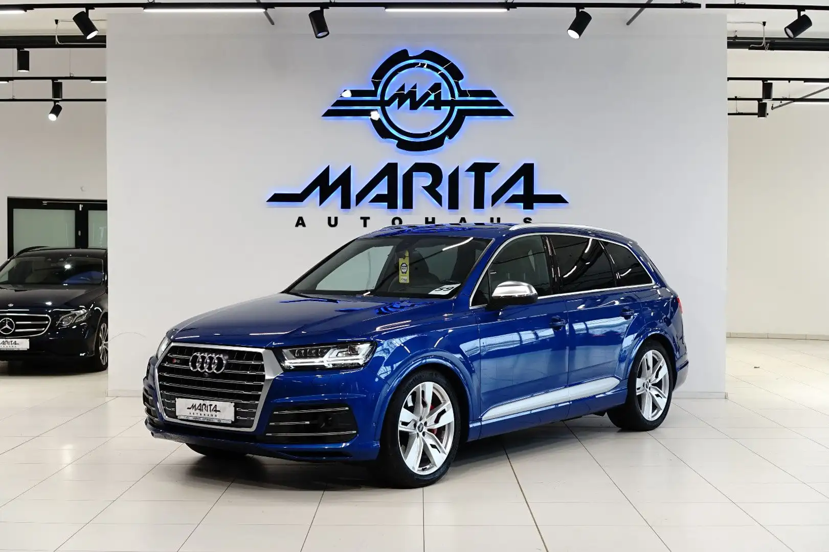 Audi SQ7 4.0|7-SITZ|HUD|ACC|LUFT|360°|MEMO|PANO|BOSE| Azul - 1