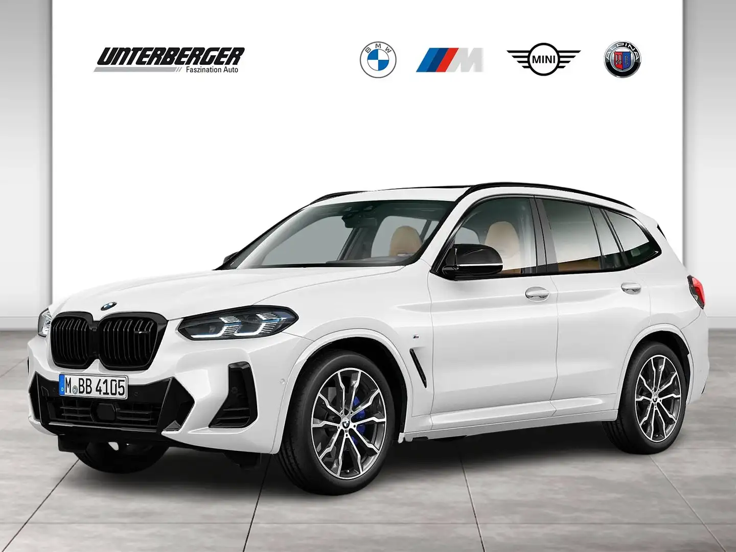 BMW X3 M 40d M-Sitze ACC RFK Pano HUD HiFi eSitze Weiß - 1