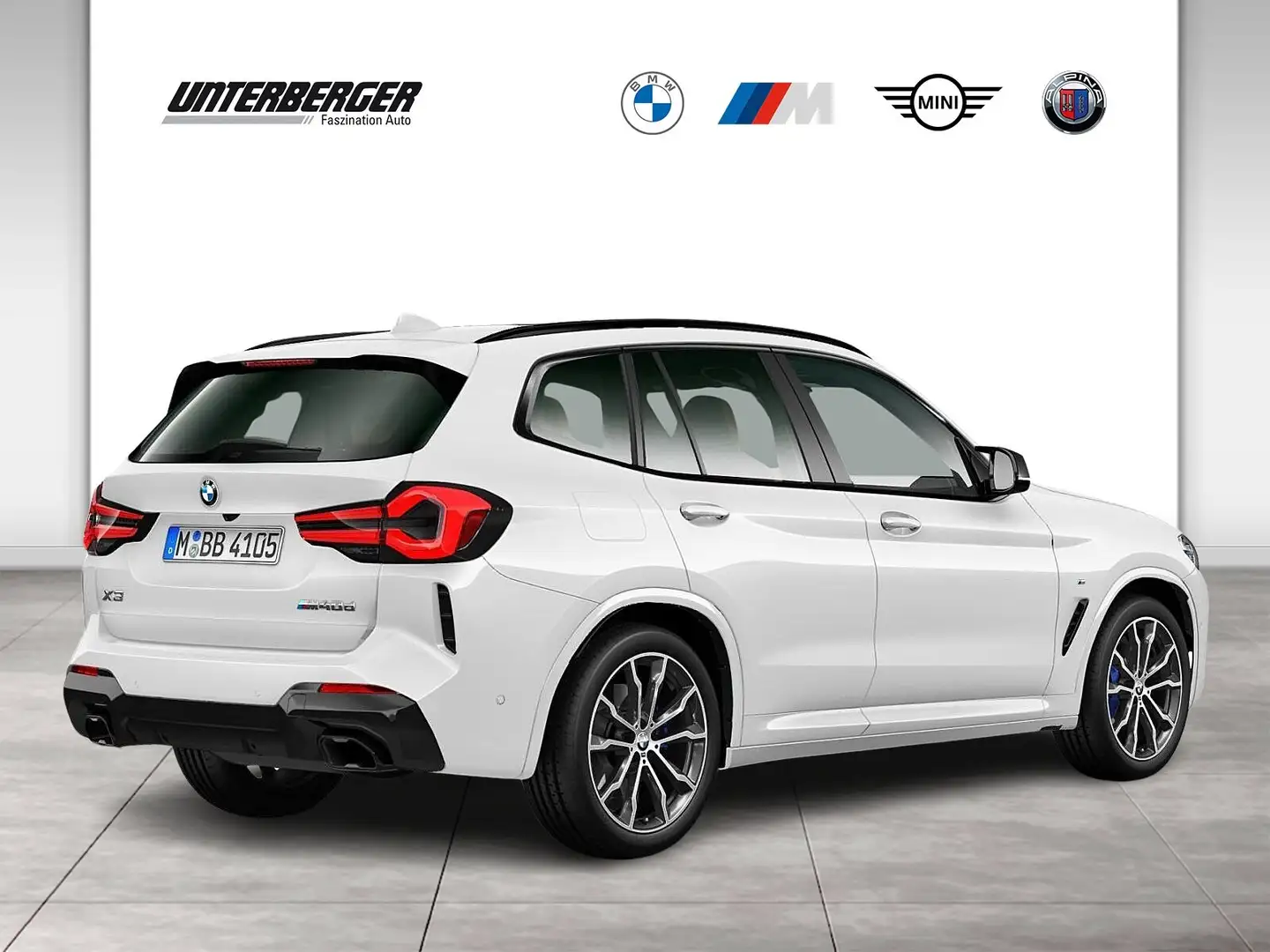 BMW X3 M 40d M-Sitze ACC RFK Pano HUD HiFi eSitze Weiß - 2