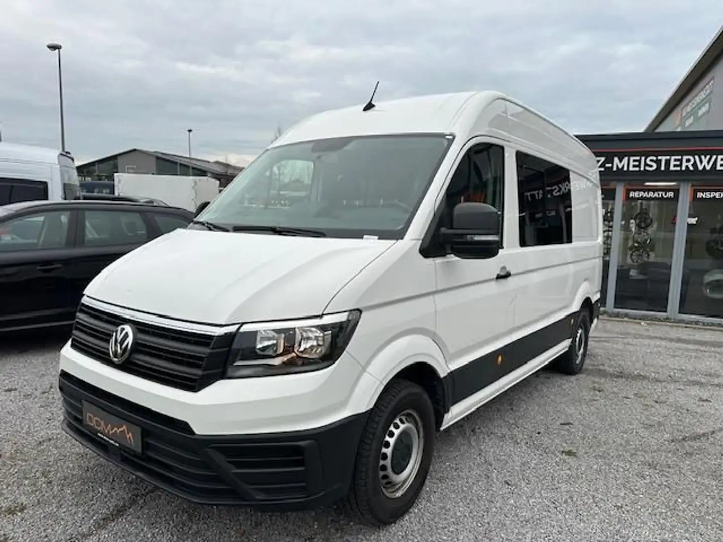 Volkswagen Crafter Kasten 35 mittellang Hochdach RWD AHK Weiß - 2