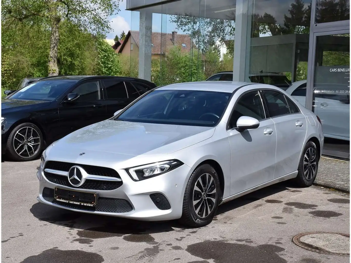 Mercedes-Benz A 180 CDI Limousine Style 8G-DCT CUIR GPS LANE CAM 1 M. Argent - 2