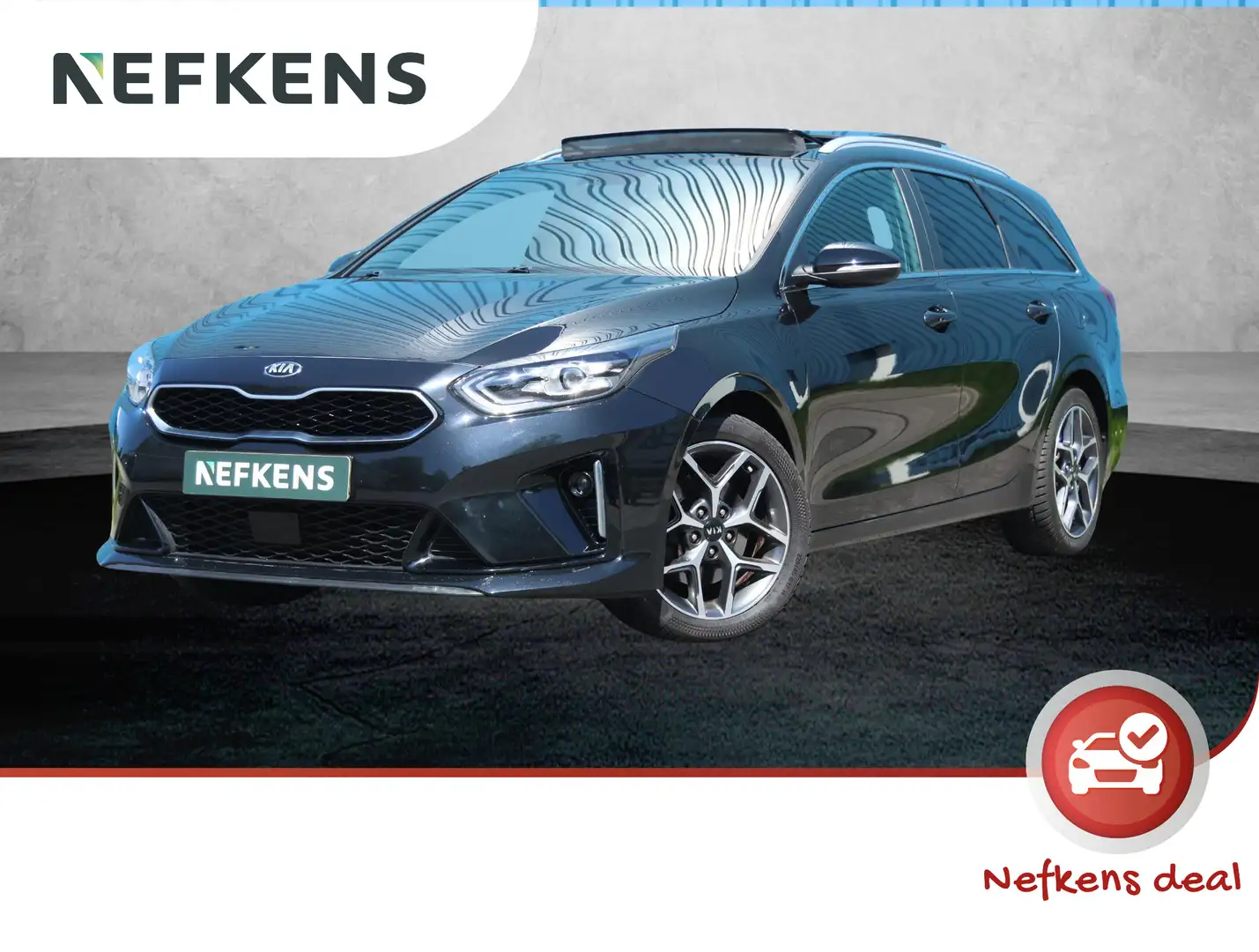 Kia Ceed / cee'd 140pk GT-Line Automaat | 1ste Eigenaar | Glazen da Zwart - 1