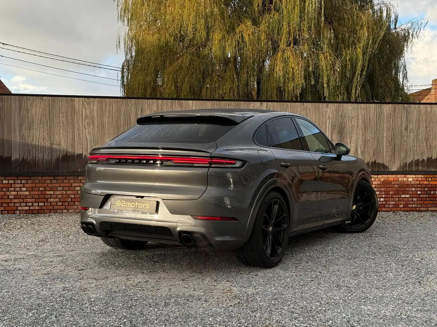 Porsche Cayenne e-hybrid coupé/sportdesign pack/18-way/pano/btw Gris - 2