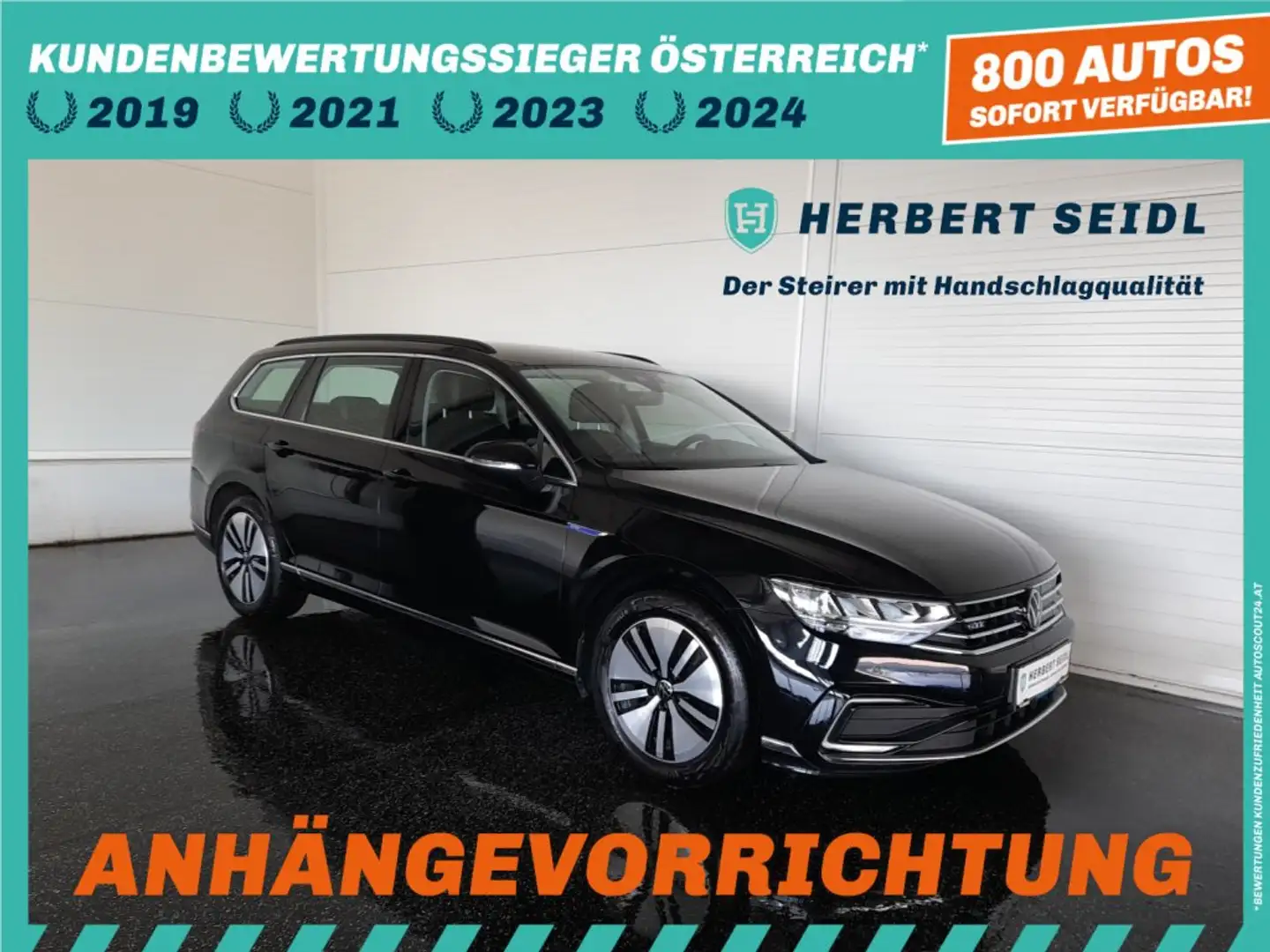 Volkswagen Passat Variant GTE PHEV DSG *LEDER / LED MIT FERNLICHTASSIST / NAVI / AHV & KAMERA / ACC* Schwarz - 1