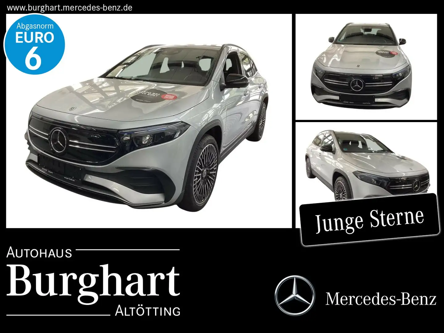Mercedes-Benz EQA 350 EQA 350 4M AMG Line Night/Advanced/Fahrassistenz Argent - 1