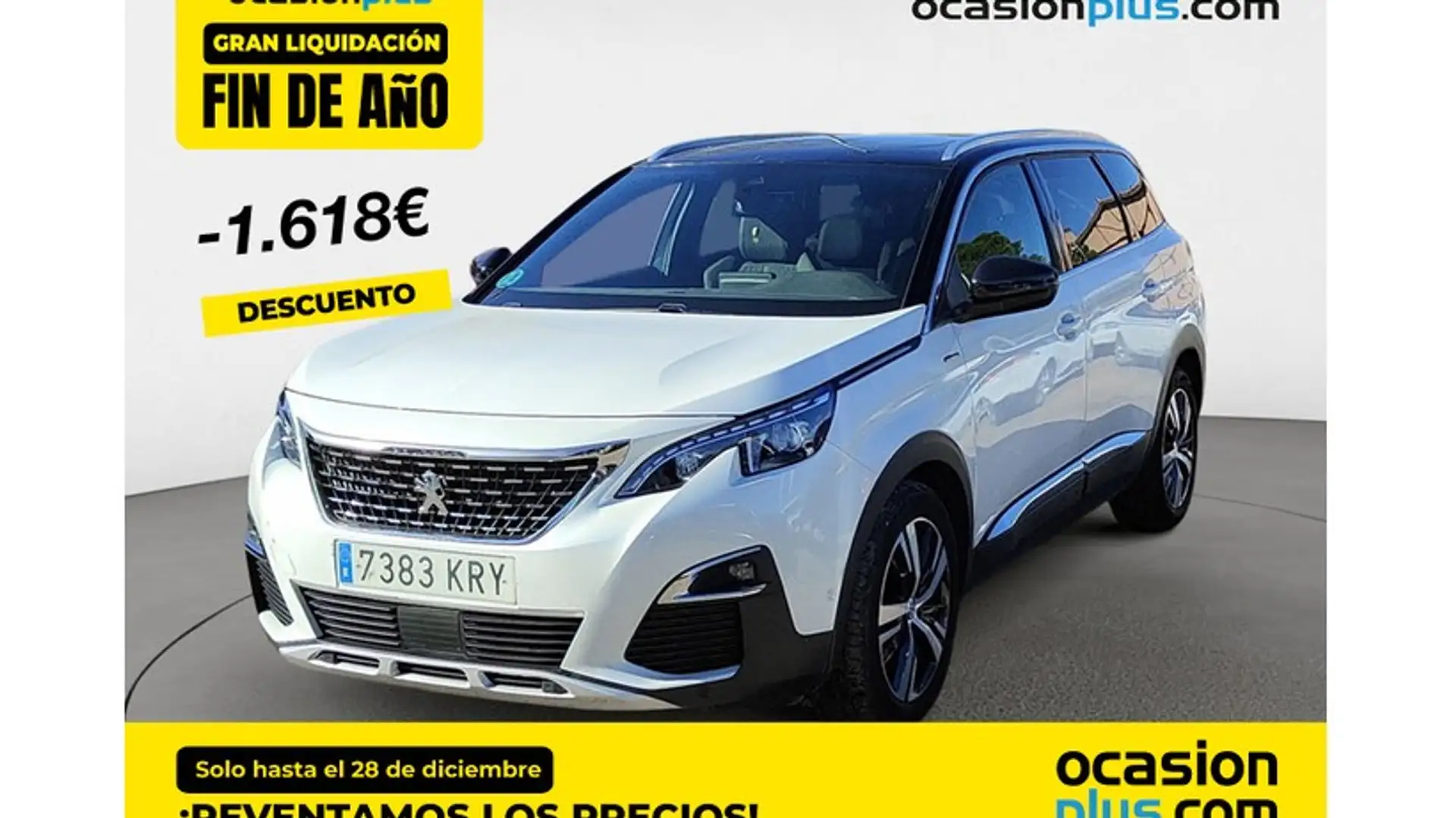 Peugeot 5008 1.6 BlueHDi Style 7 pl. 120 Blanc - 1