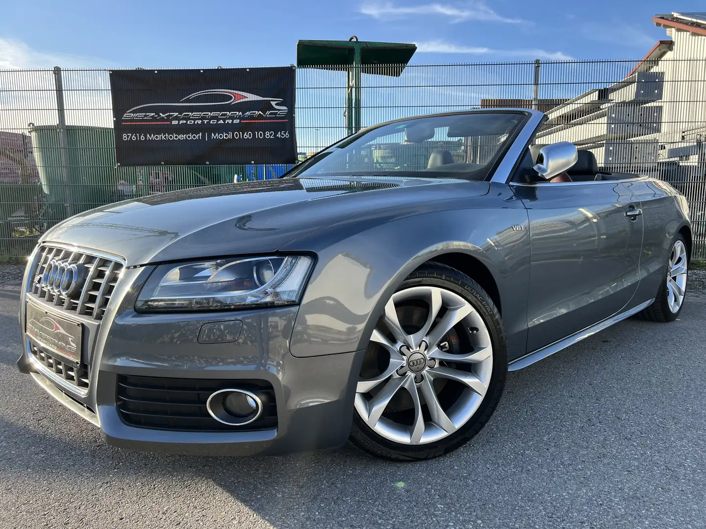 Audi S5 3.0 V6 TFSI Cabrio,*Carbon*Harman Kardon*TOP Grau - 1