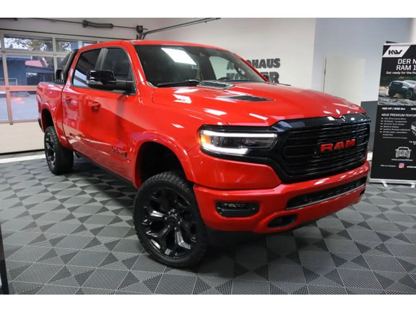 Dodge RAM V8 Limited AK-Customs Edition,4 Zoll Bodylift ! Rot - 2
