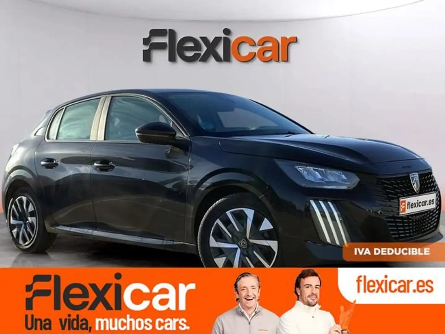 Peugeot 208 1.2 Puretech S&S Active 100 Zwart - 1