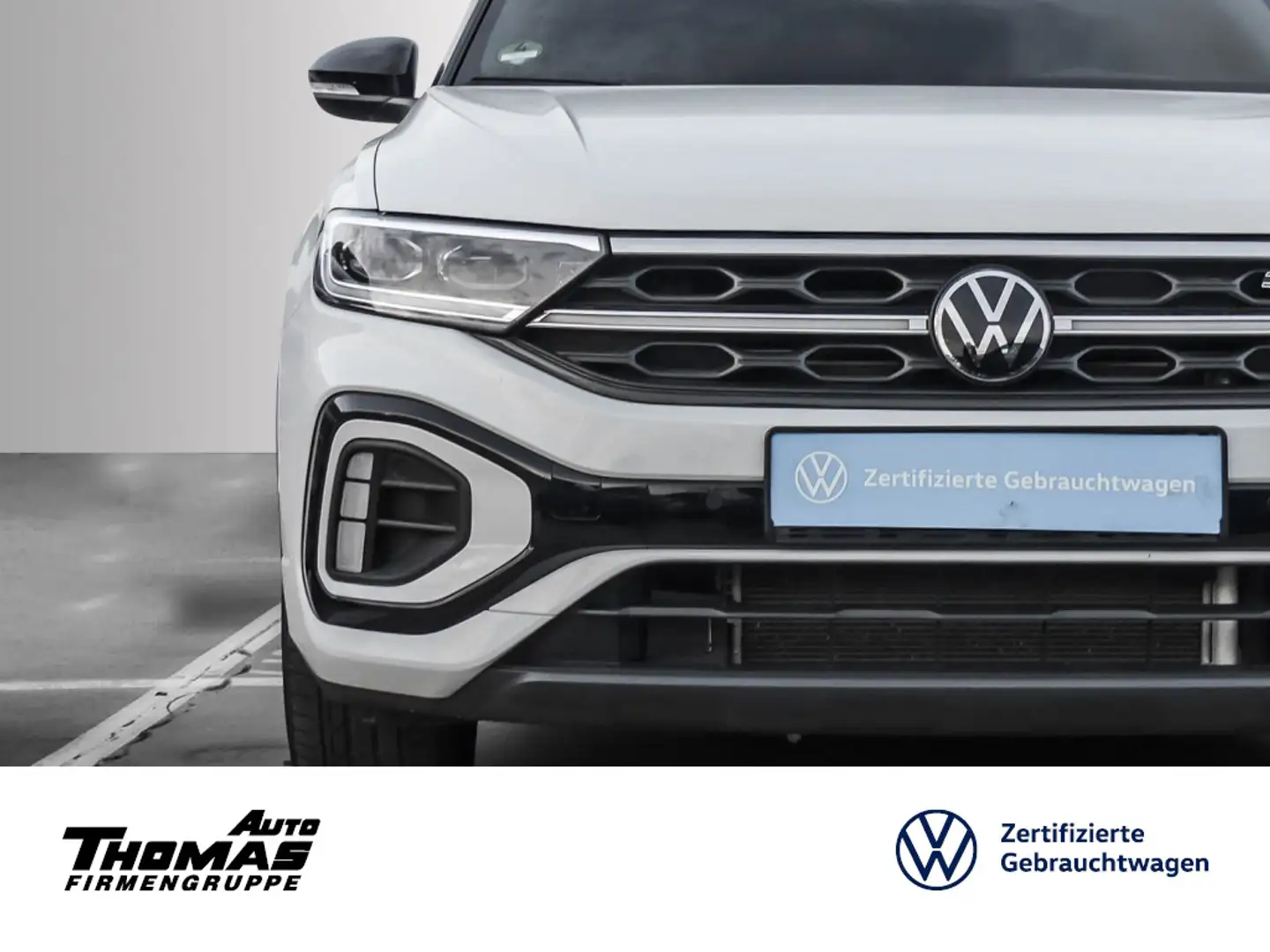 Volkswagen T-Roc R-Line 2.0 TSI 4M DSG IQ.DRIVE+MATRIX+NAV Weiß - 1