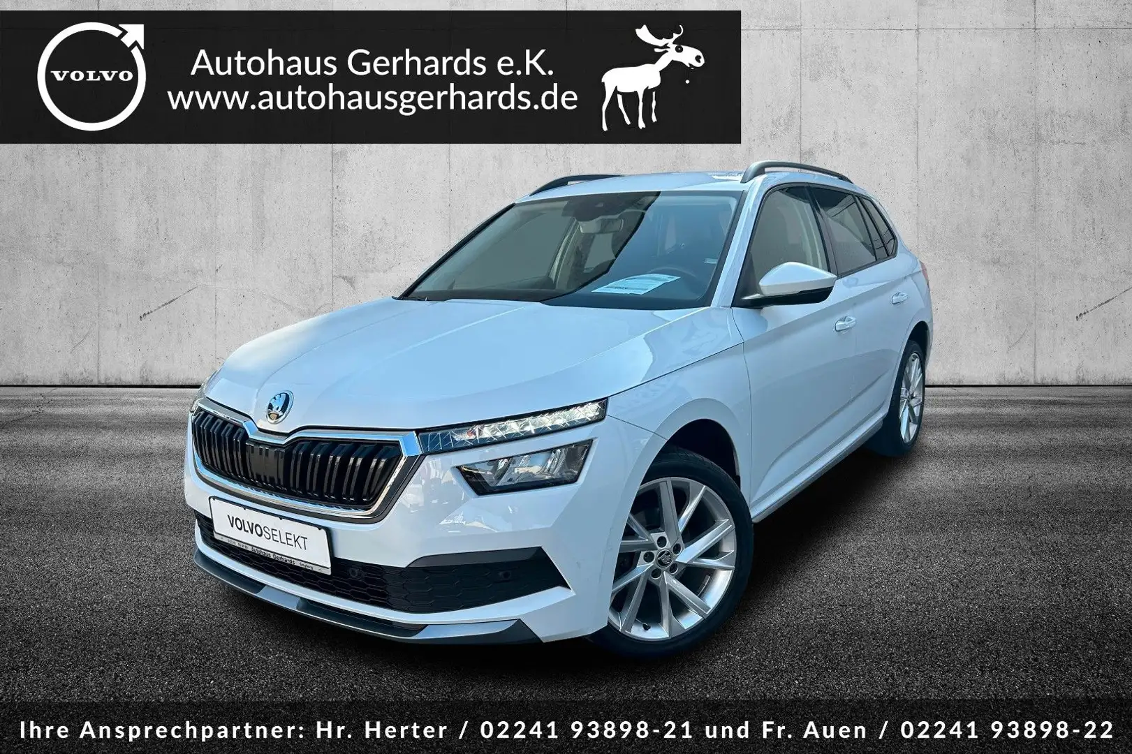 Skoda Kamiq Style, AHK, Autom., Kamera, SHZ Blanc - 1