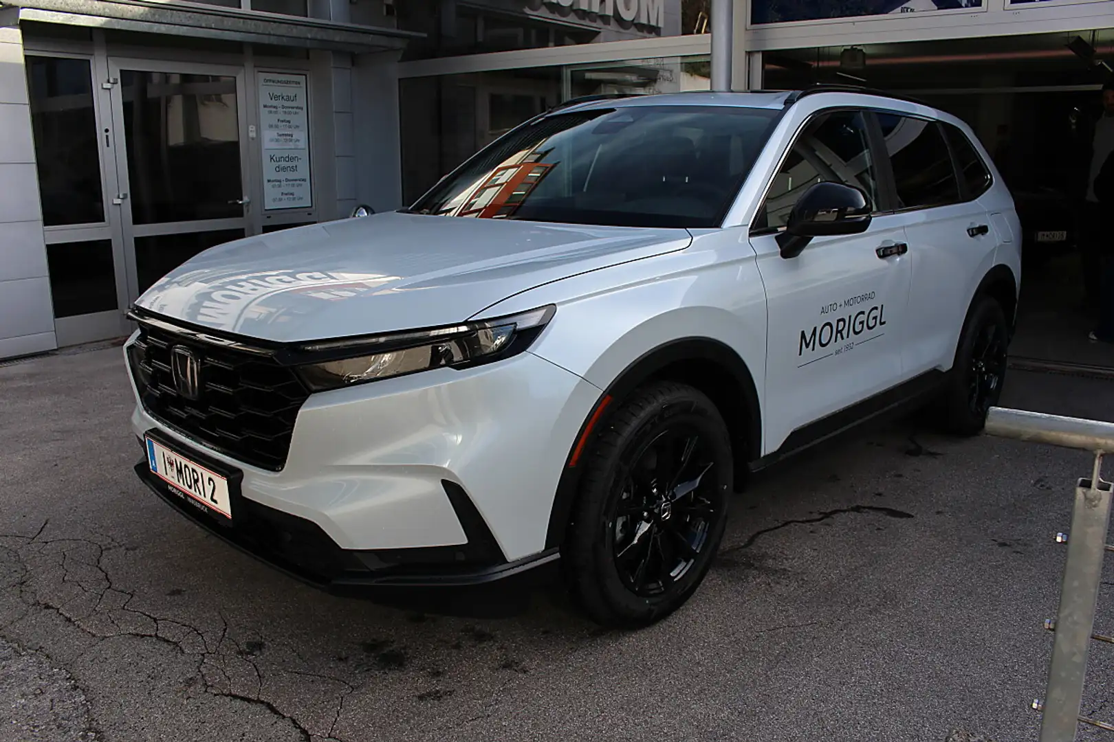 Honda CR-V 2,0 i-MMD e:HEV Elegance AWD Aut. Weiß - 2