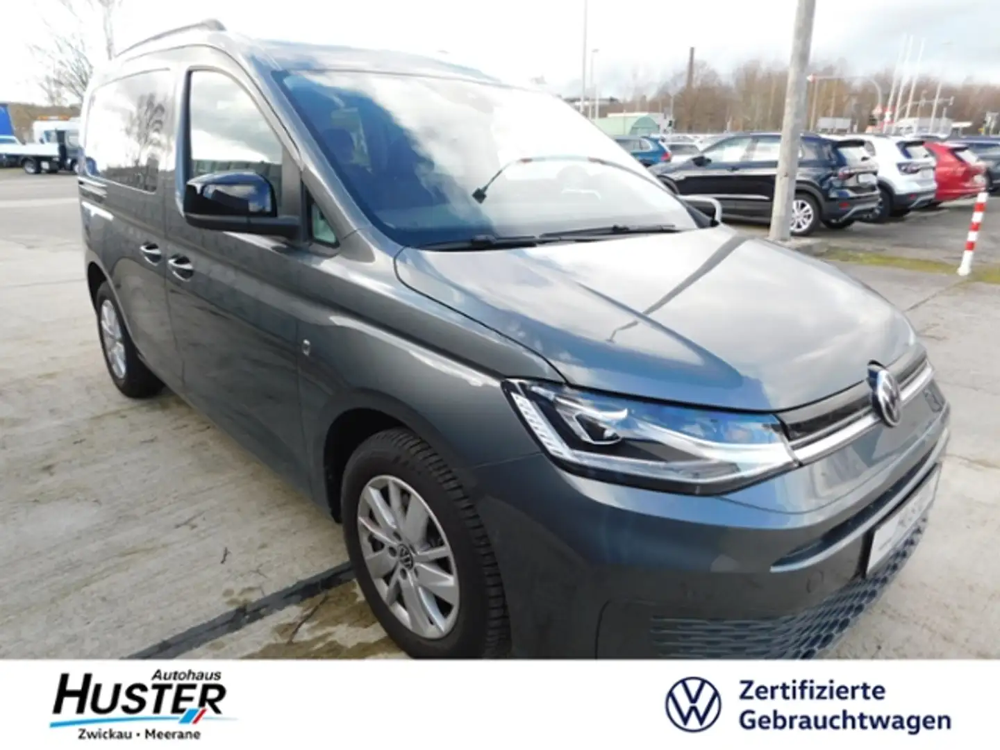 Volkswagen Caddy 1.5 Life TSI DSG *LED,ACC,NAVI,AZV* Grijs - 1