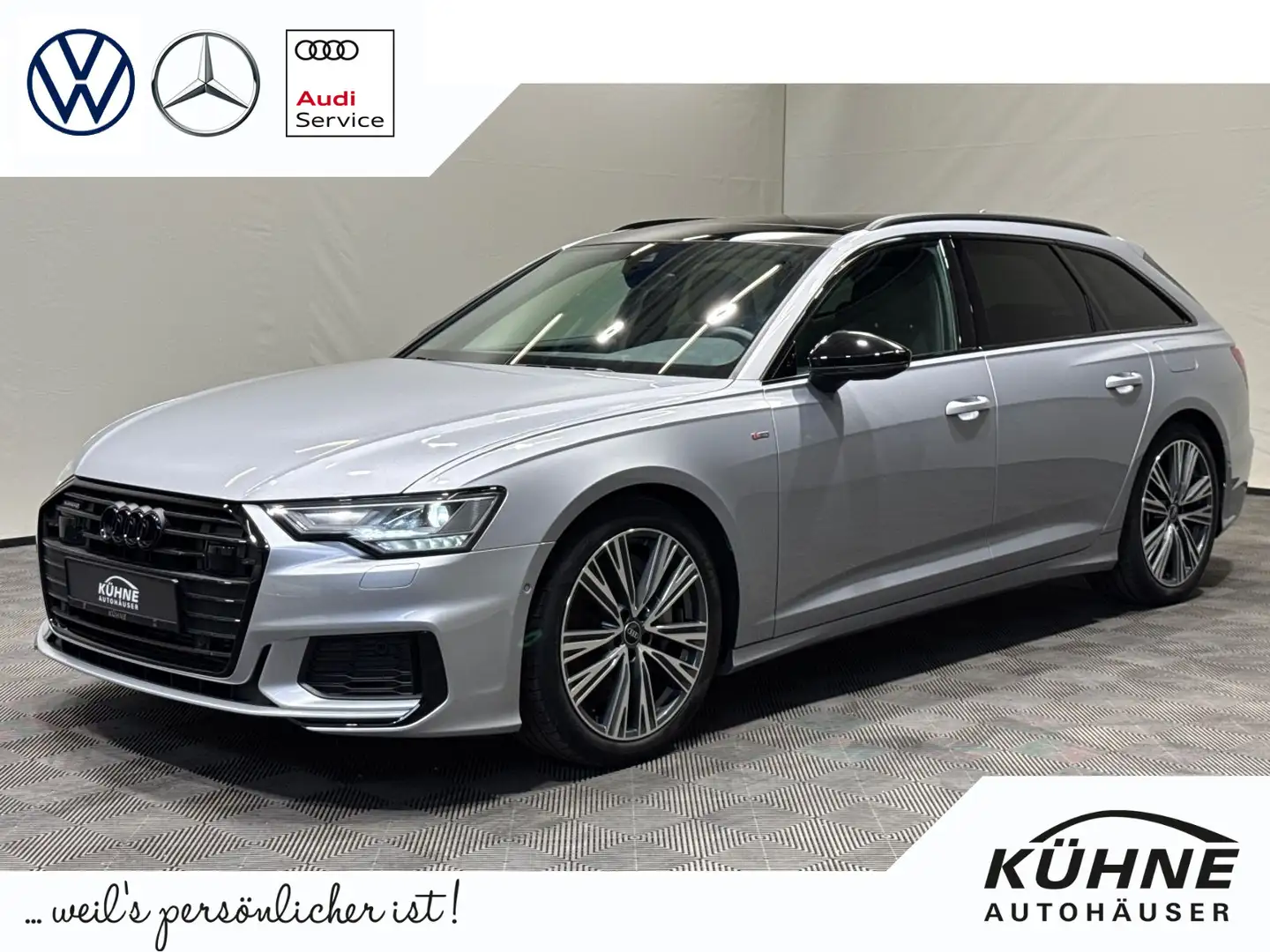 Audi A6 S-Line 50 TFSIe quattro | LED NAVI PANO Silber - 1