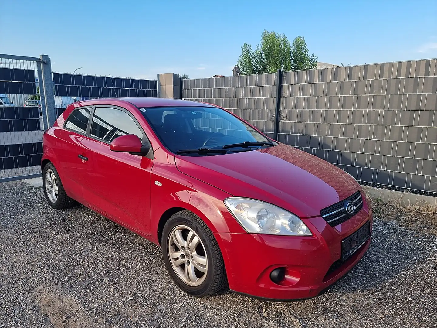 Kia ProCeed / pro_cee'd ProCeed **PICKERL 3/2027** KLIMA Rot - 2