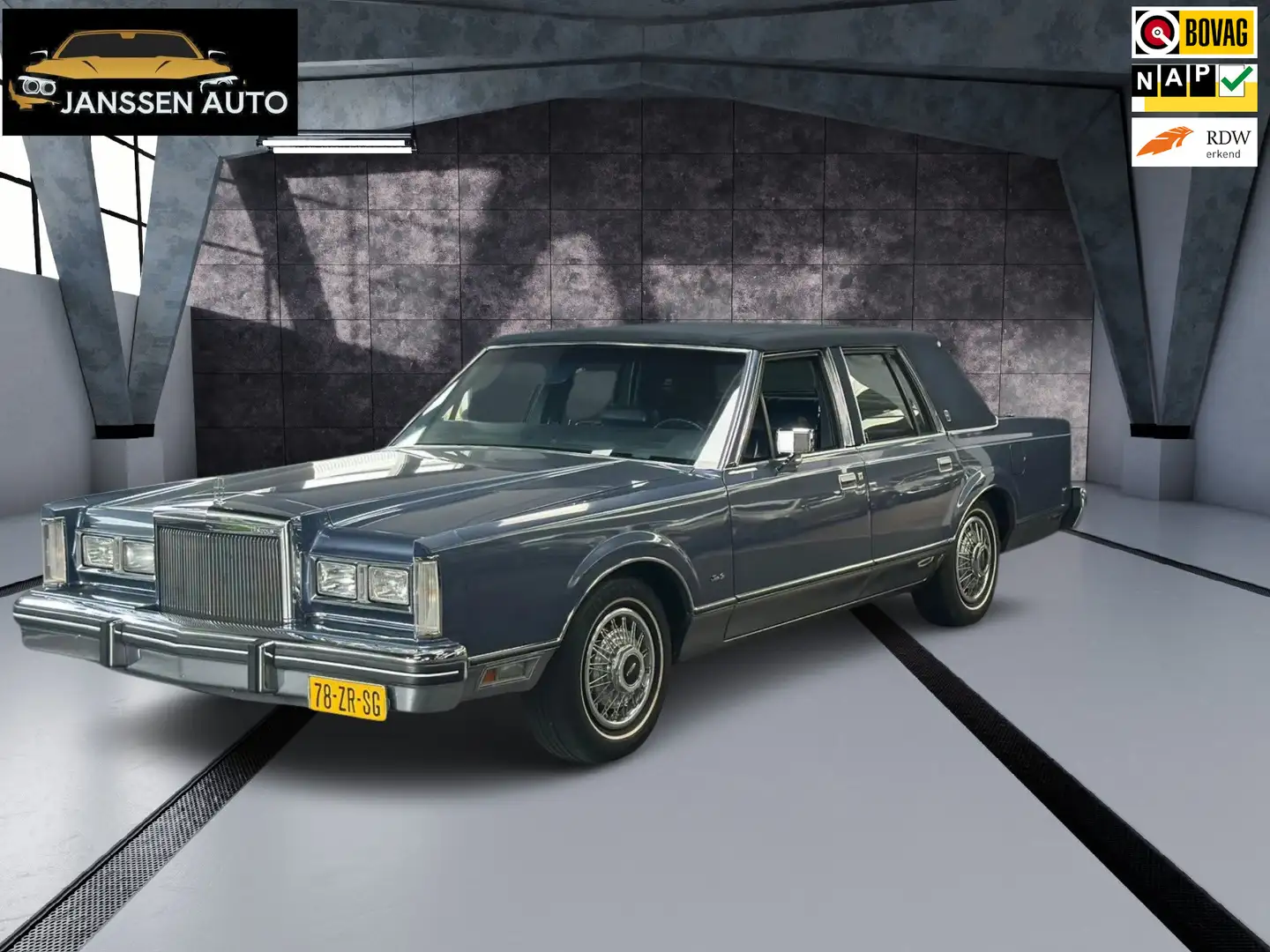 Lincoln Continental 4.9 Signature Series | Topstaat | Stof dak | Origi Bleu - 1