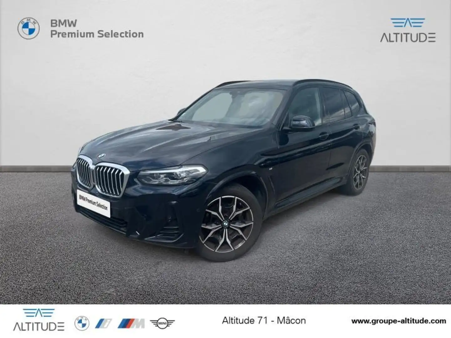 BMW X3 sDrive18d 150ch M Sport Noir - 1