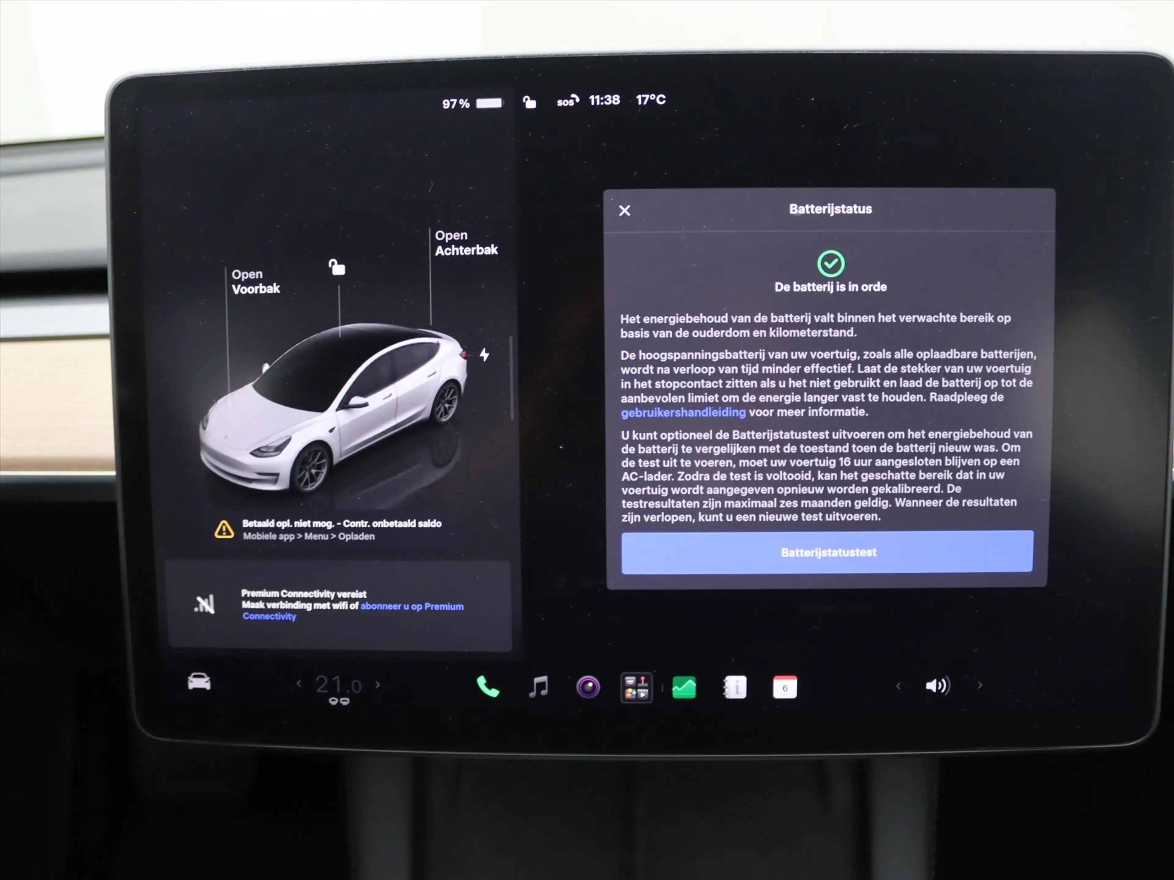 Tesla Model 3 Standard RWD Plus UPGRADE 94.7% SoH [ LFP-ACCU+WAR — photo 35