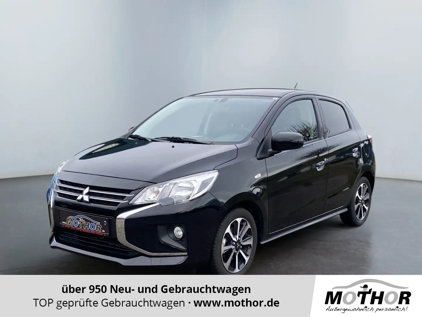 Mitsubishi Space Star Select+ 1,2 l CVT AS&G TEMP SHZ KAM Negro - 1