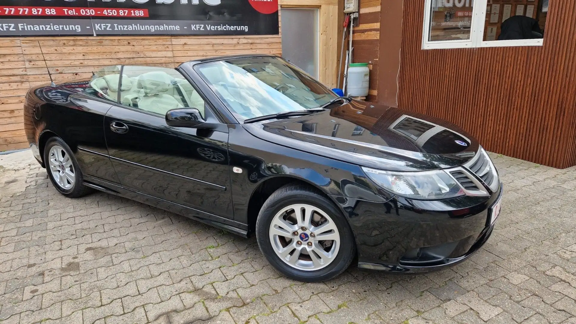 Saab 9-3 1.8t Cabriolet, Nichtraucher, SHZ, 2 Hand Чорний - 2