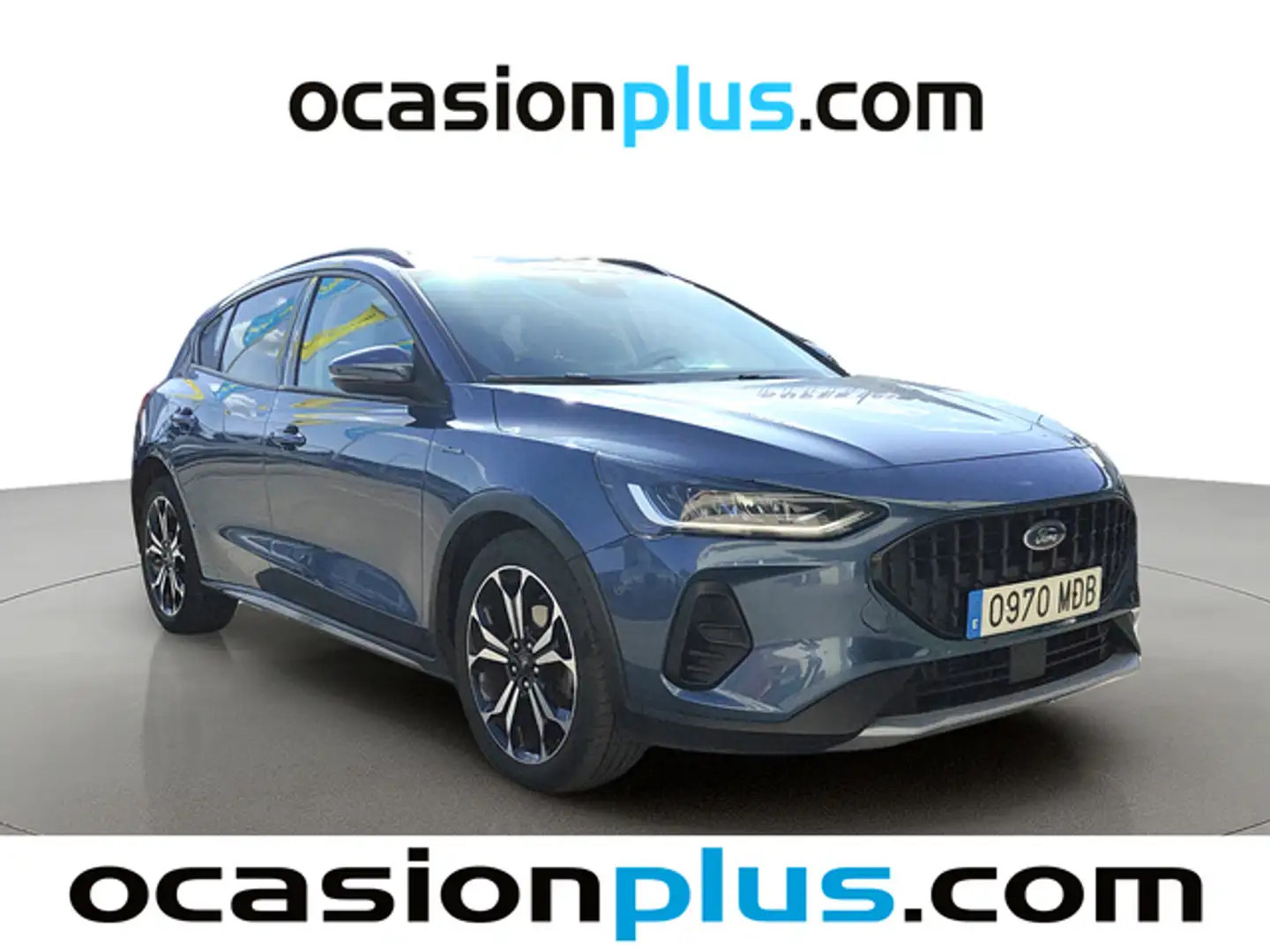 Ford Focus 1.0 Ecoboost MHEV Active 155 Bleu - 2