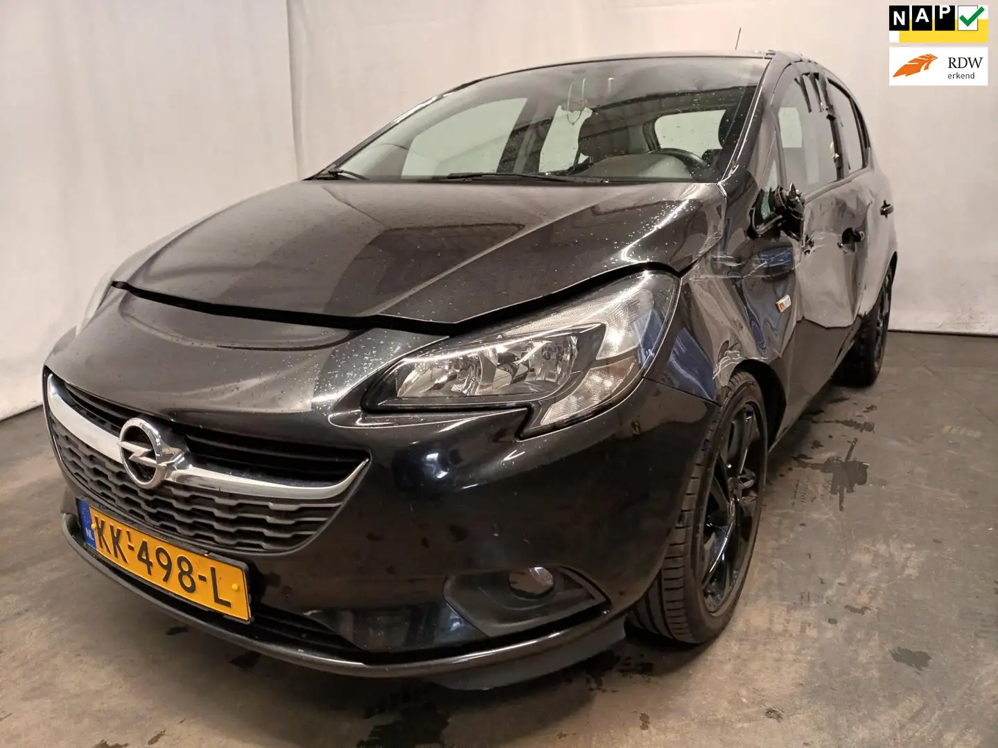 Opel Corsa 1.0 Turbo Edition - Linker Zijschade Zwart - 1