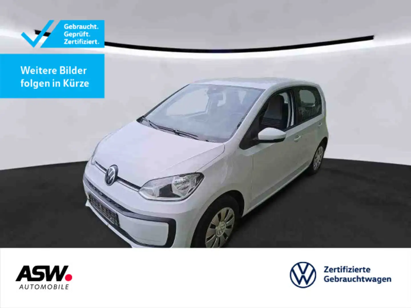 Volkswagen up! move up! 1.0 MPI Klima GRA RFK PDC Blanc - 1