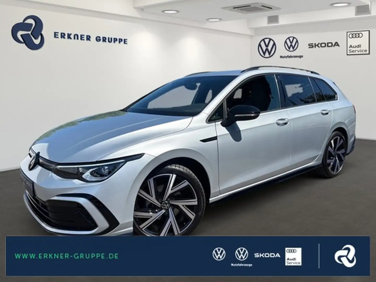 Volkswagen Golf VIII Variant 1.5eTSI DSG R-Line LED+ACC+KAMERA+++ Silber - 1