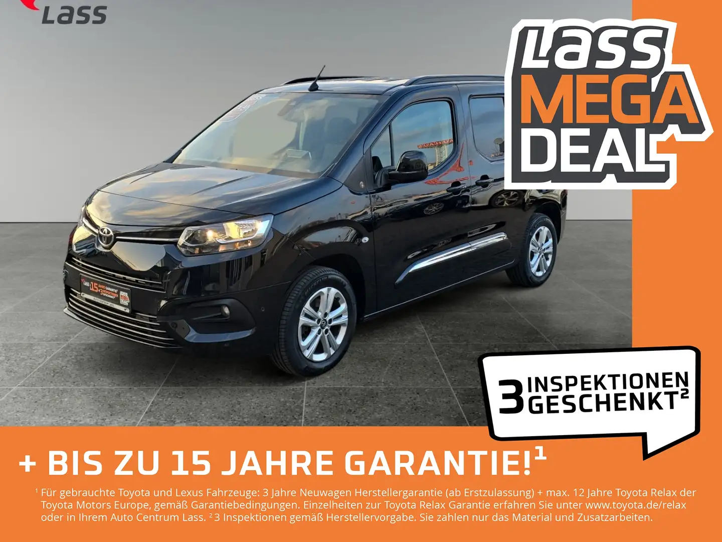 Toyota Proace City Verso 1.2 L1 Team D Klimaauto+Kamera+ Noir - 1