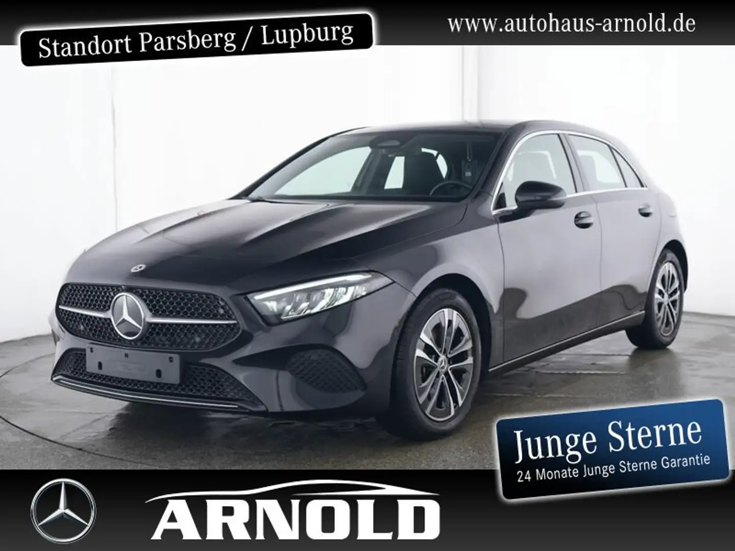 Mercedes-Benz A 200 A 200 Progressive Leder LED Pano Kamera Winter-P Schwarz - 1