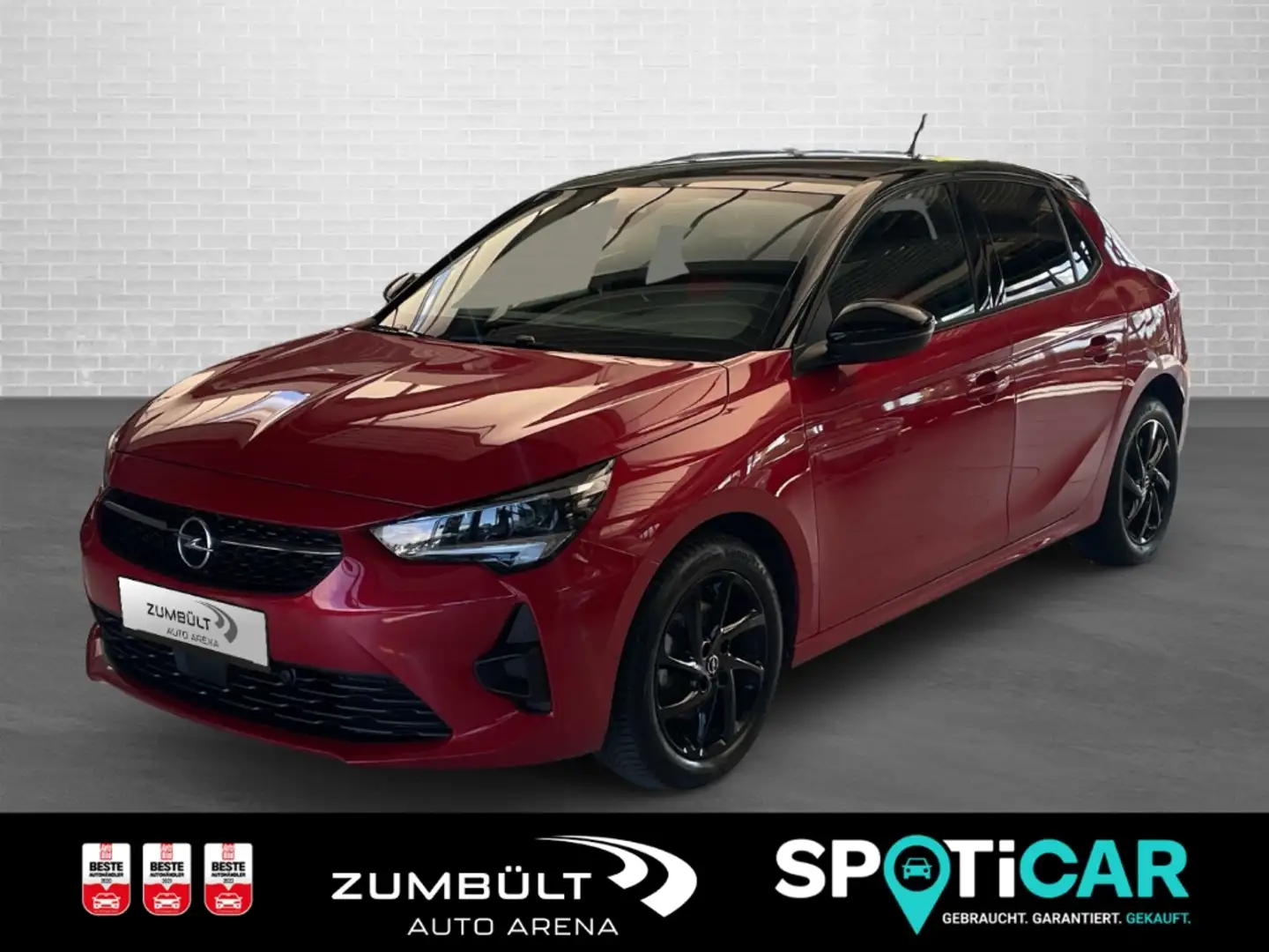 Opel Corsa GS 1.2 AT +Allwetter RFK CarPlay LED DAB PDC Klima Rouge - 1