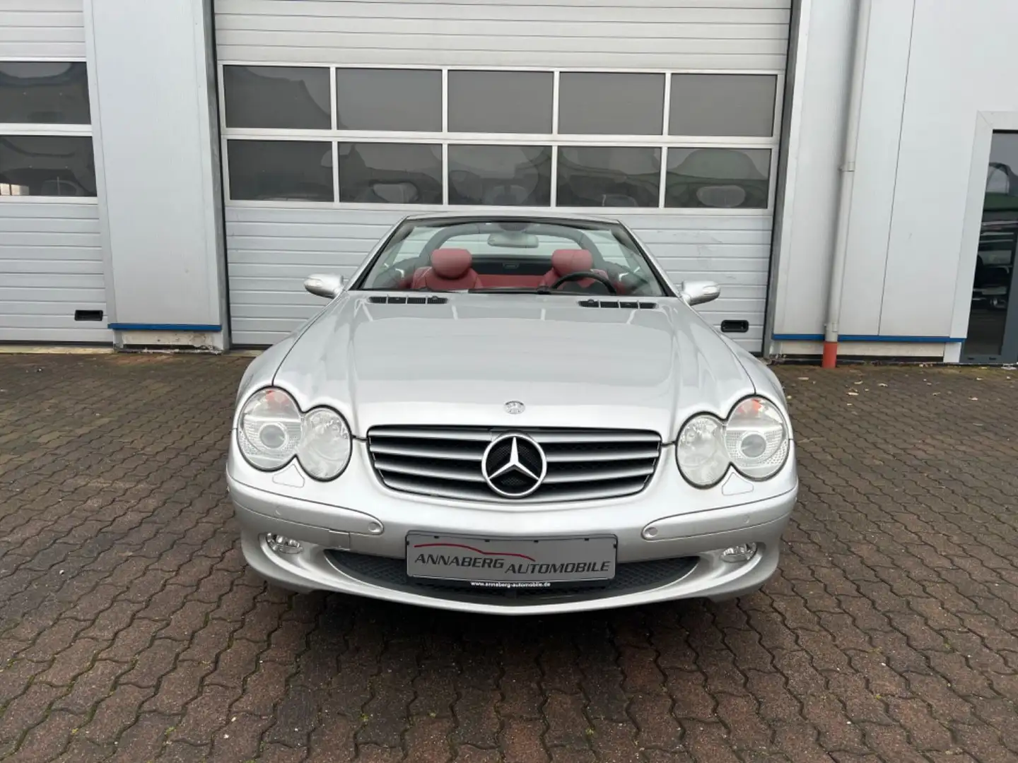 Mercedes-Benz SL 500 LEDER ROT/19 ZOLL AMG/UNFALLFREI/ERSTLACK Zilver - 1