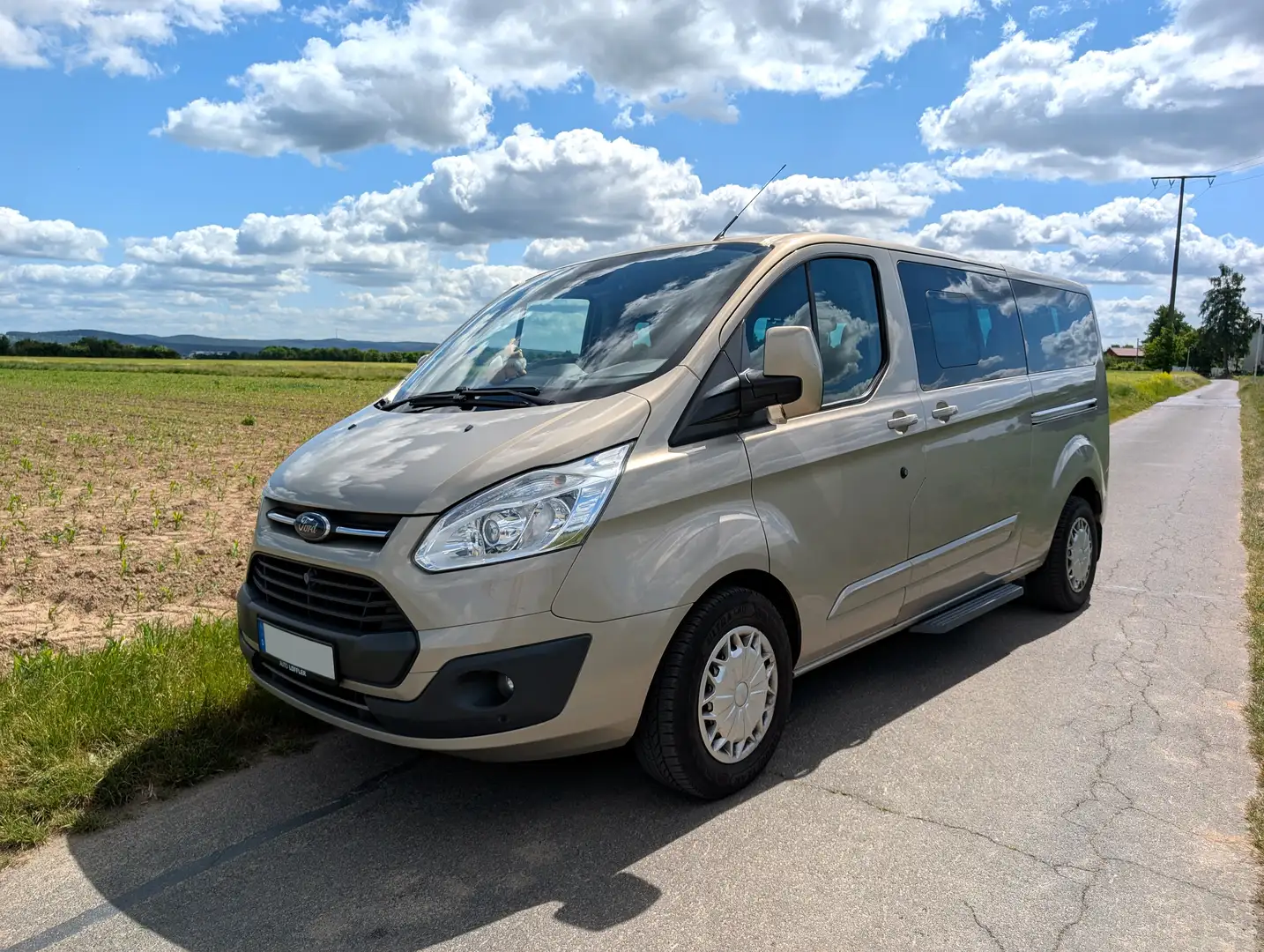 Ford Tourneo Custom Tourneo Custom TDCi 310 L2H1 VA Titanium Silber - 1