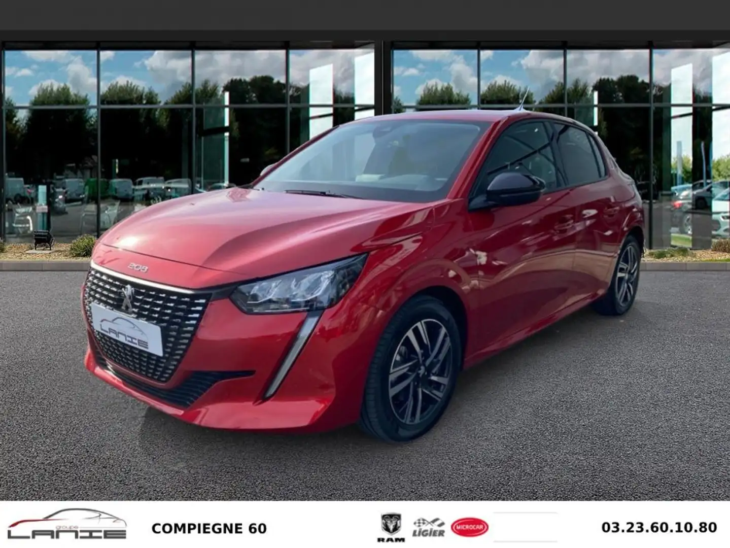 Peugeot 208 PureTech 100 S&S BVM6 Allure Rouge - 1