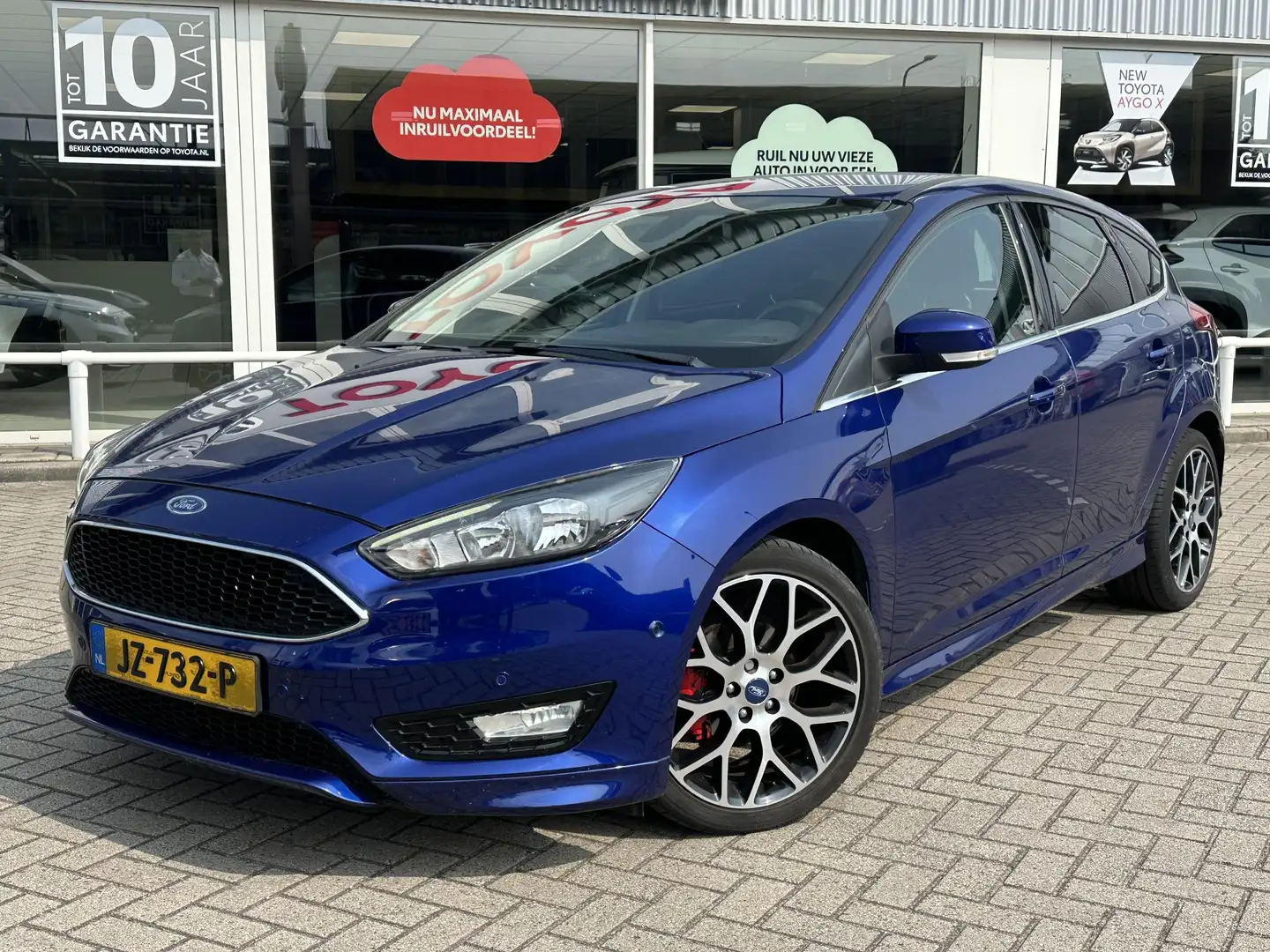 Ford Focus 1.0 Titanium Sport, zeer nette auto, volledig onde Blauw - 2