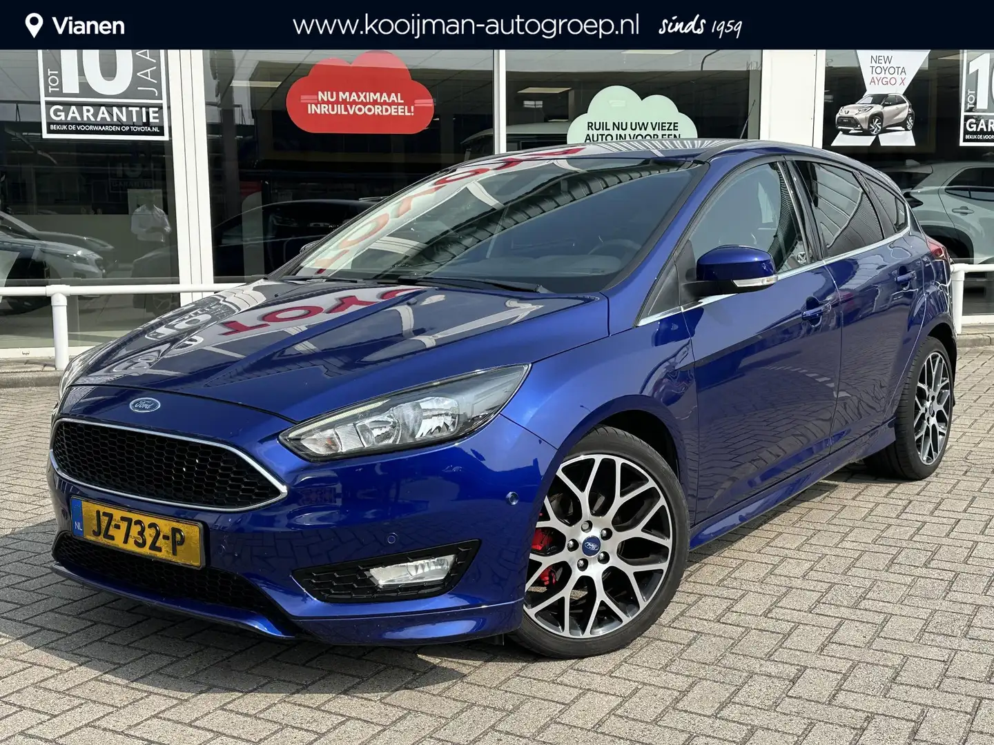 Ford Focus 1.0 Titanium Sport, zeer nette auto, volledig onde Blauw - 1