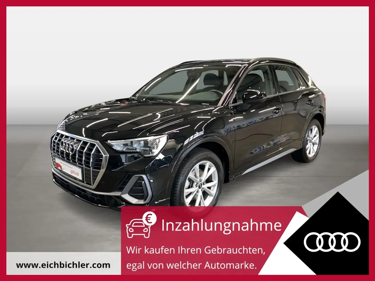 Audi Q3 35 TDI S tronic S line FLA ACC el.Heck LED LM Zwart - 1