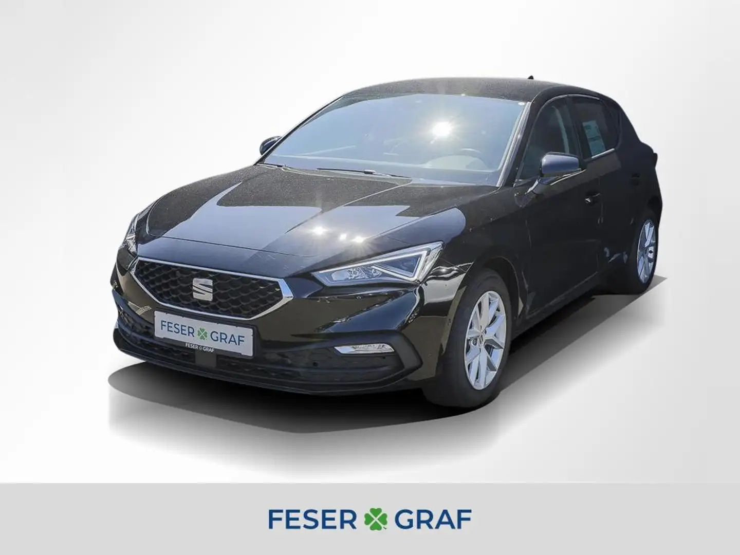 SEAT Leon Style 1.0 eTSI/Navi/Rückfahrkamera/VollLED/Sitzhei Schwarz - 1