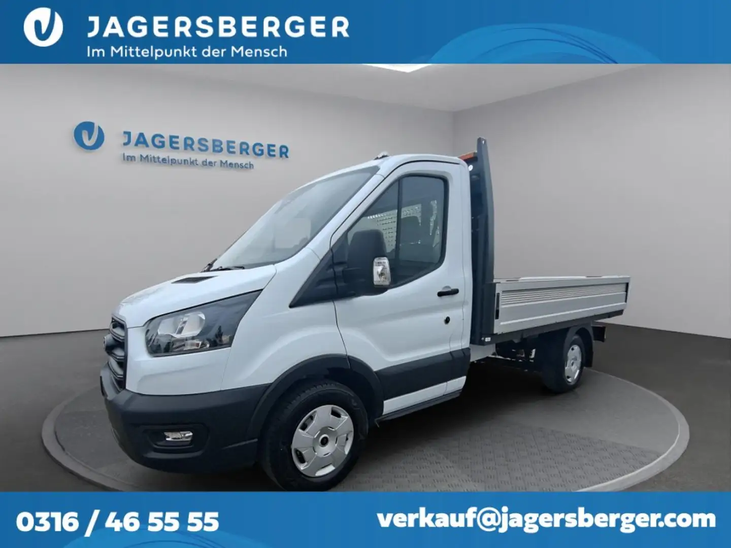 Ford Transit Pritsche 2,0 EcoBlue L2H1 350 Trend Weiß - 1