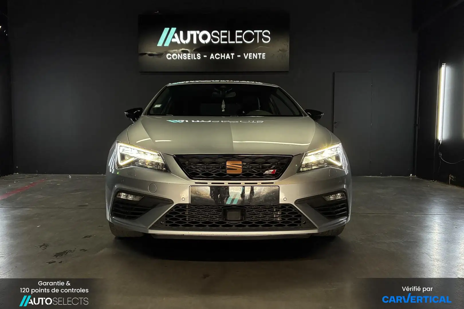 SEAT Leon CUPRA 2,0 TSI 300cv DSG6 | Carvertical Disponible  Gris - 2