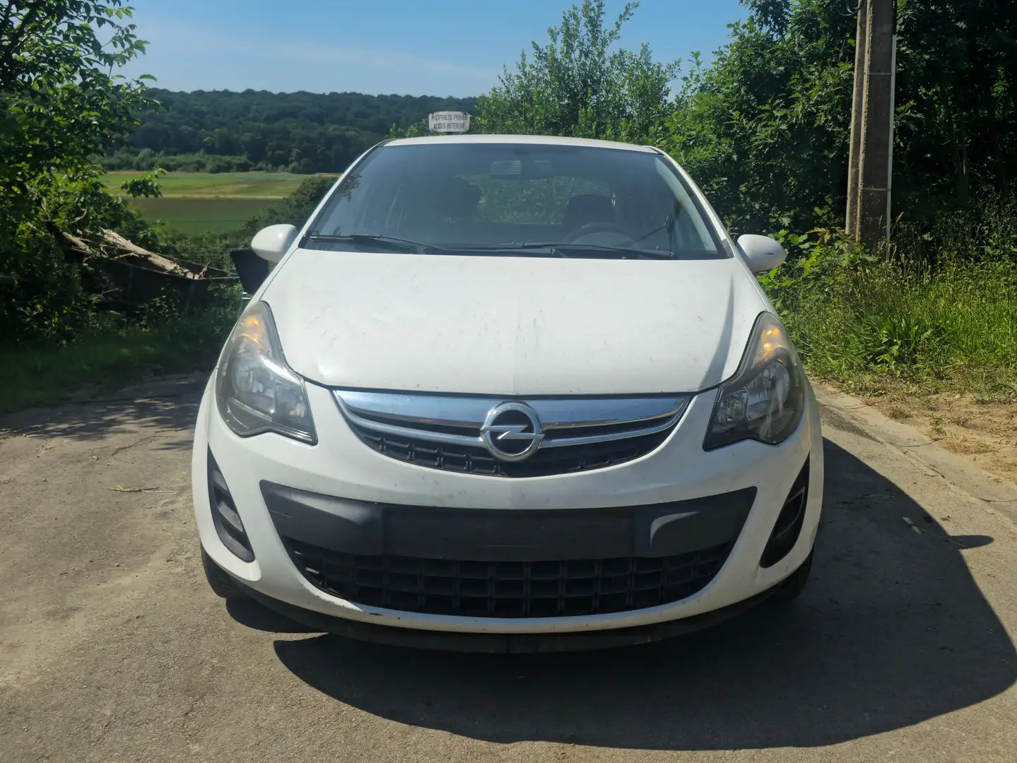 Opel Corsa Corsa 1.2i Essentia Blanc - 2