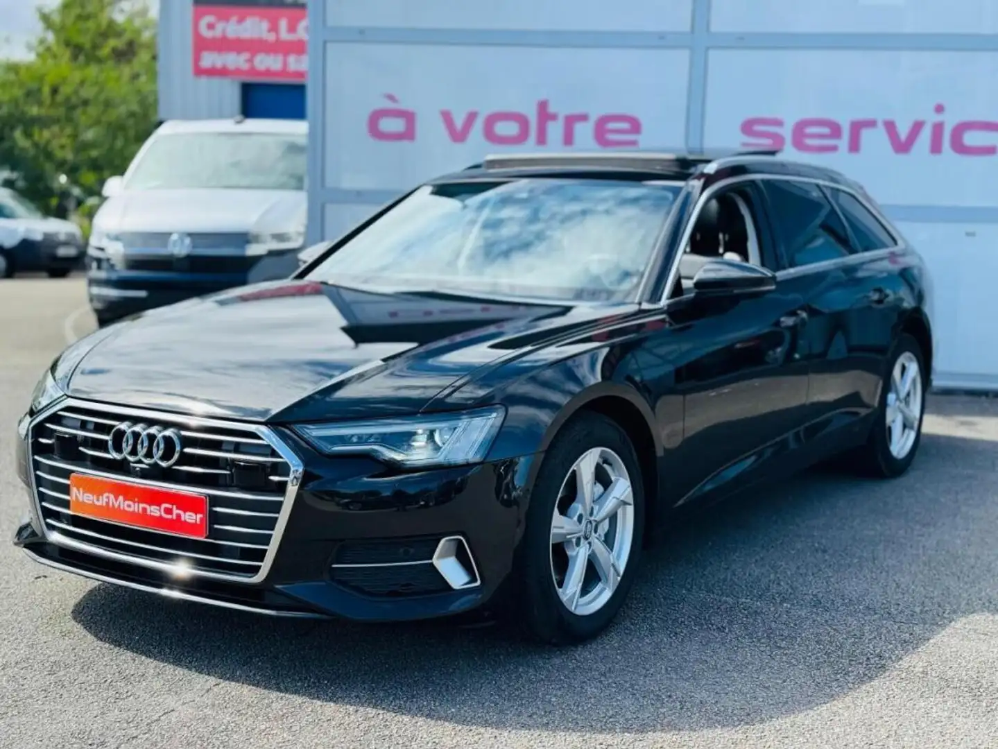 Audi A6 Sport 35TDI S-tronic + Matrix + Cuir + Camera panoramique + Toit + MMI Plus Noir - 1