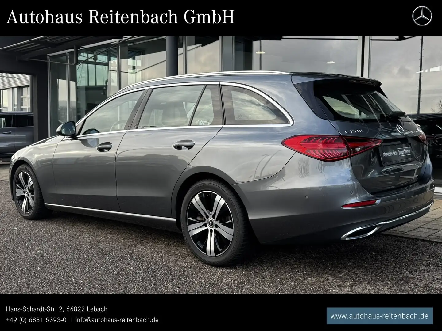 Mercedes-Benz C 200 C200T AVANTGARDE+AHK+PANO TOTW+AMBIENTEBE+EASYPA Grau - 2